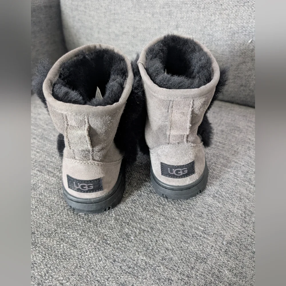 UGG Charcoal Shearling Ankle Boots